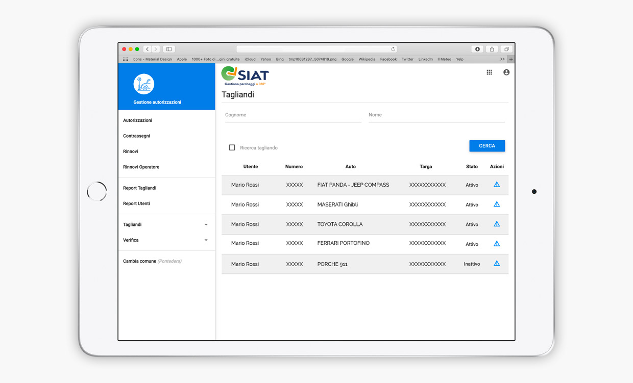 SIAT Software gestionale abbonamenti